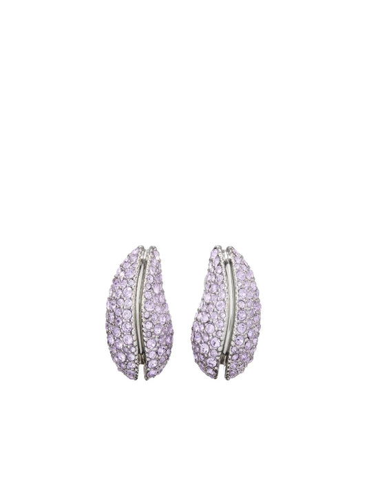 Tory Burch Wave crystal embellished earrings