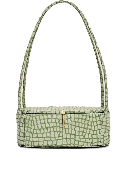 Alexis crocodile effect shoulder bag