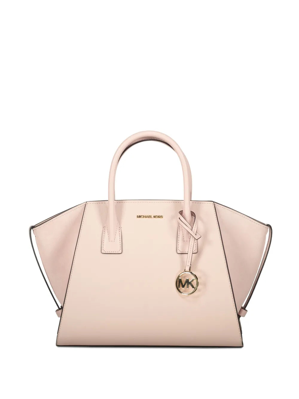 Michael Kors Avril leather top zip tote bag