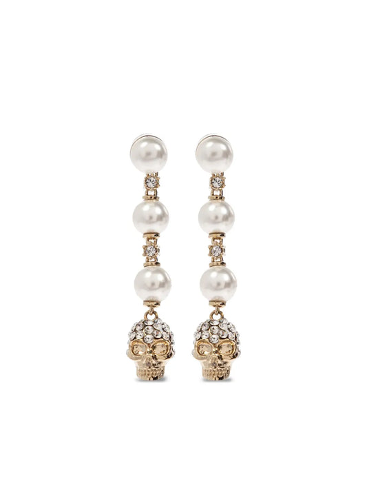 Alexander McQueen crystal embellished earrings