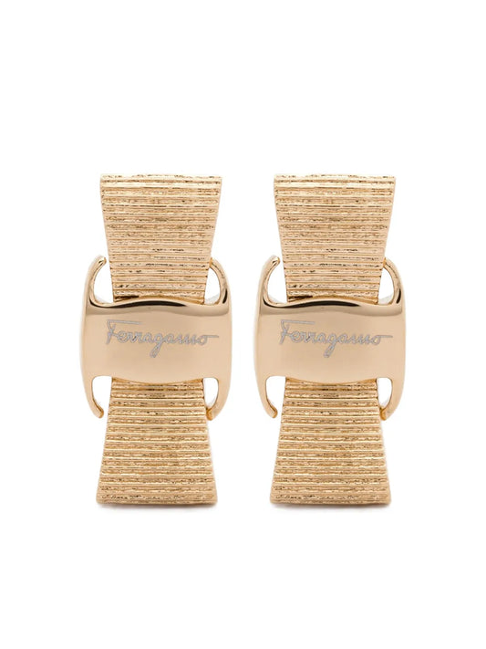Ferragamo bow shaped earrings