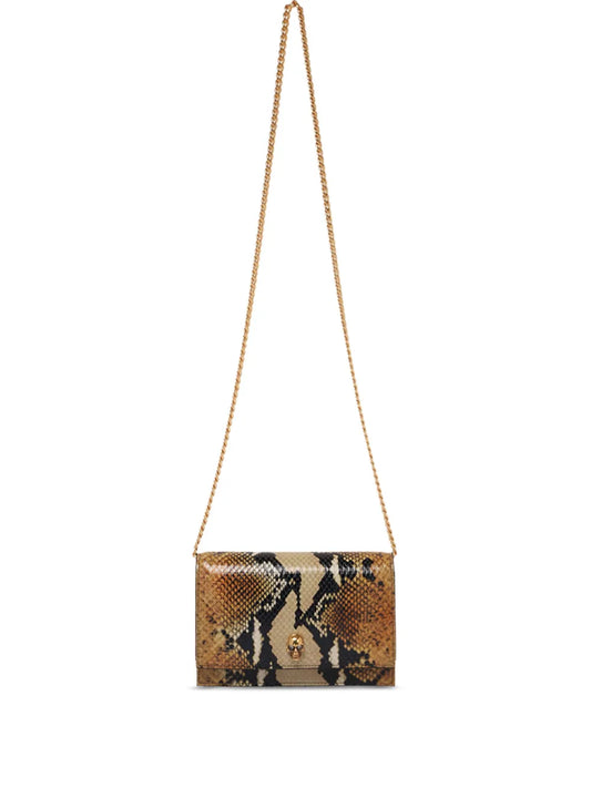 Alexander McQueen snakeskin shoulder bag