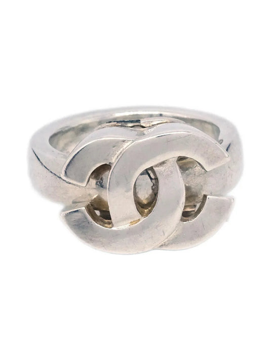 CHANEL 2001 CC logo ring