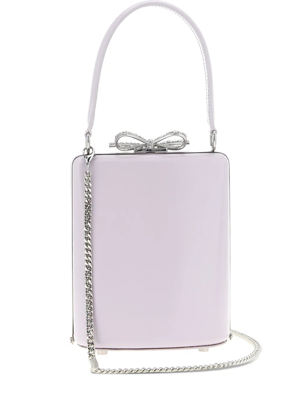 Self-Portrait bow embellished tote bag