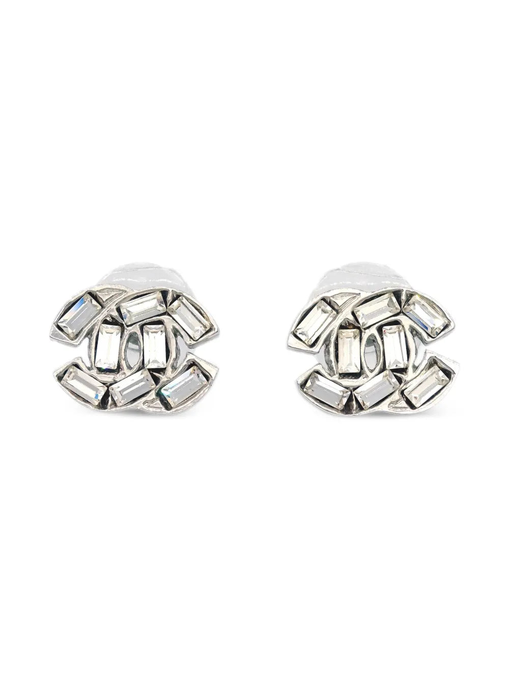 CHANEL 2001 CC logo earrings