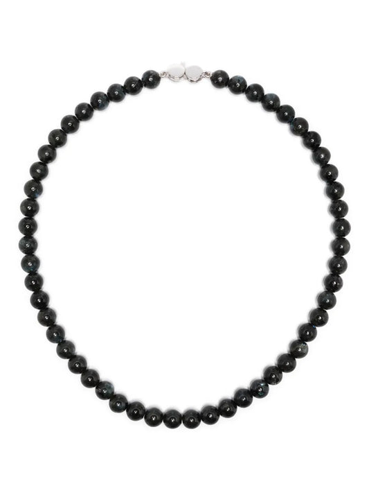 Tom Wood larvikite bead necklace