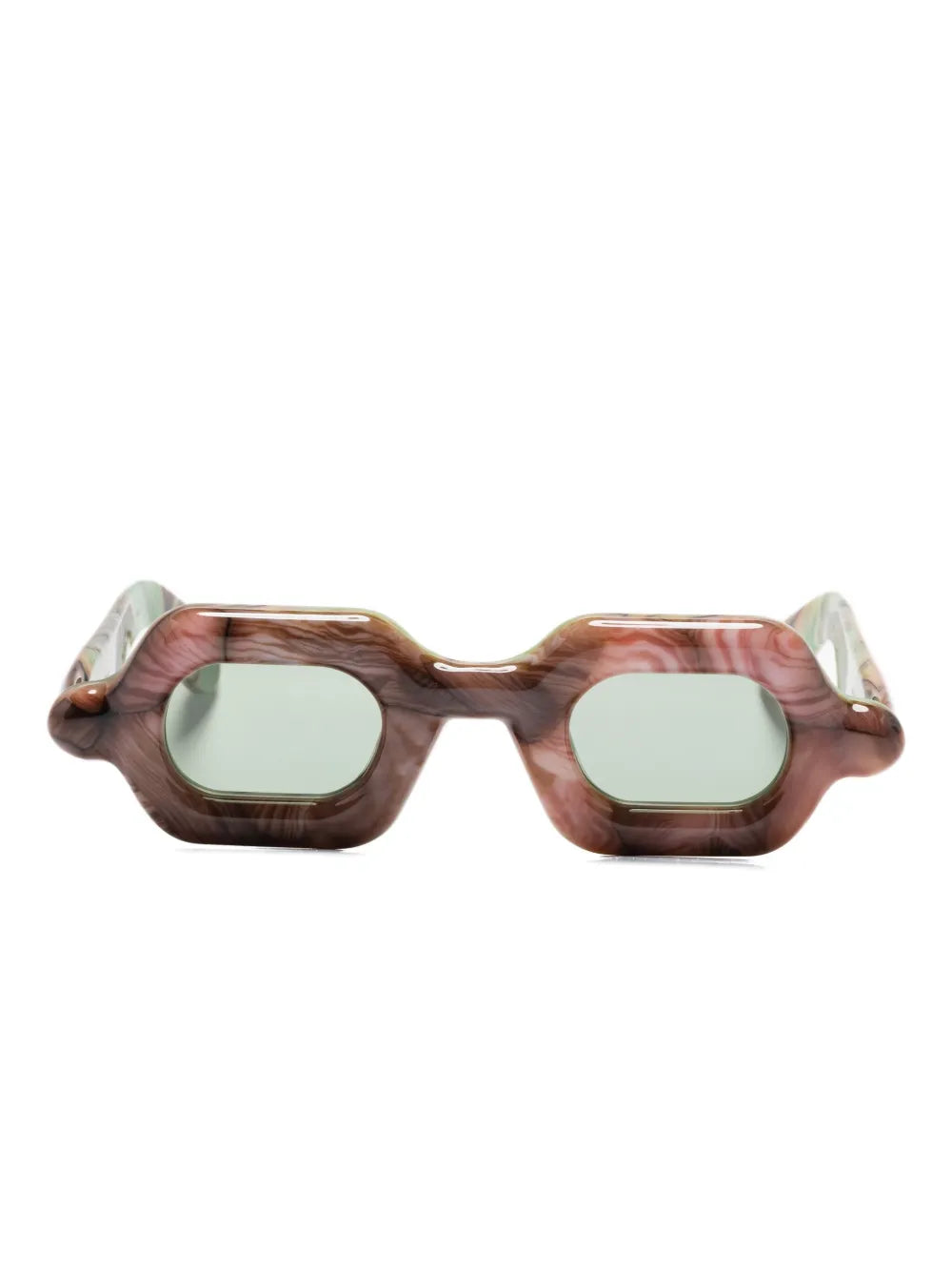 Paloceras Pebble marble effect geometric sunglasses