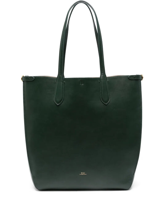 Polo Ralph Lauren leather buckle detail tote bag
