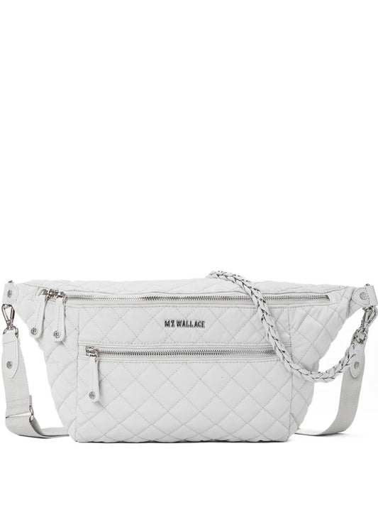 Mz Wallace Buff Crosby quilted cross body bag