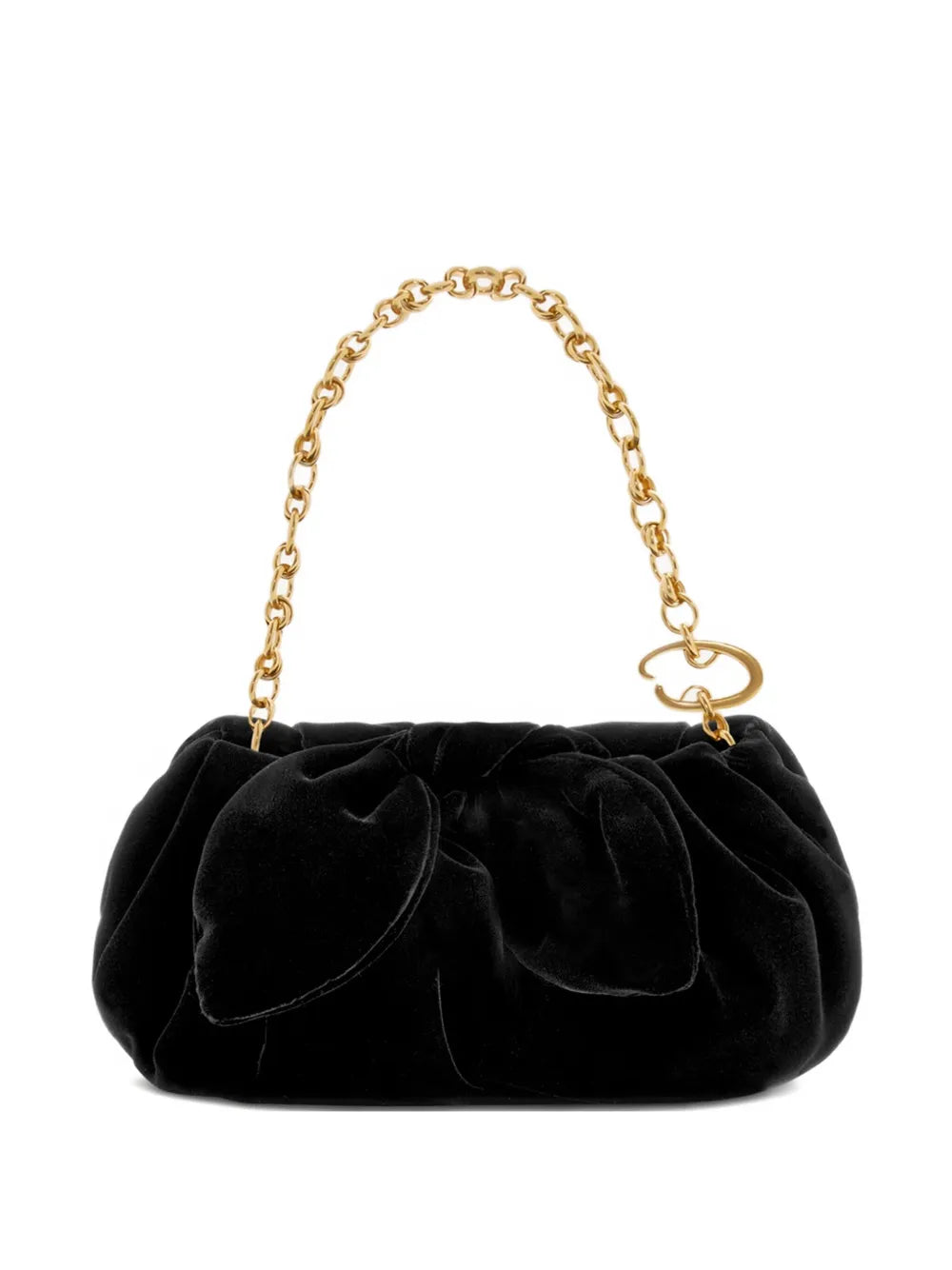 Oscar de la Renta mini Velvet Bow clutch bag