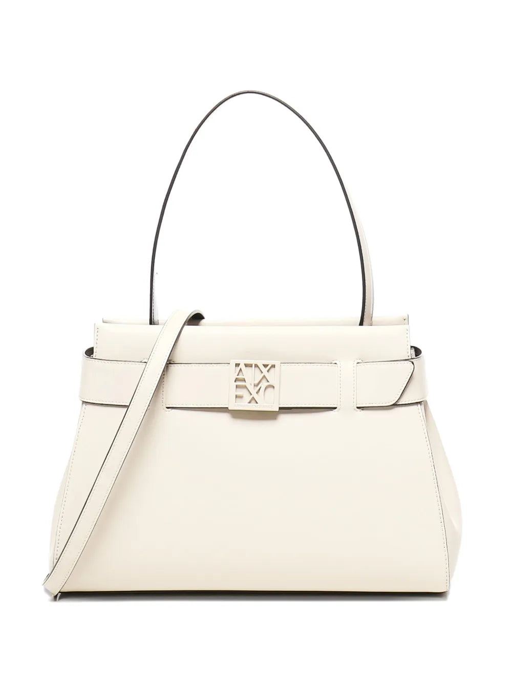 Armani Exchange logo plaque belted bag