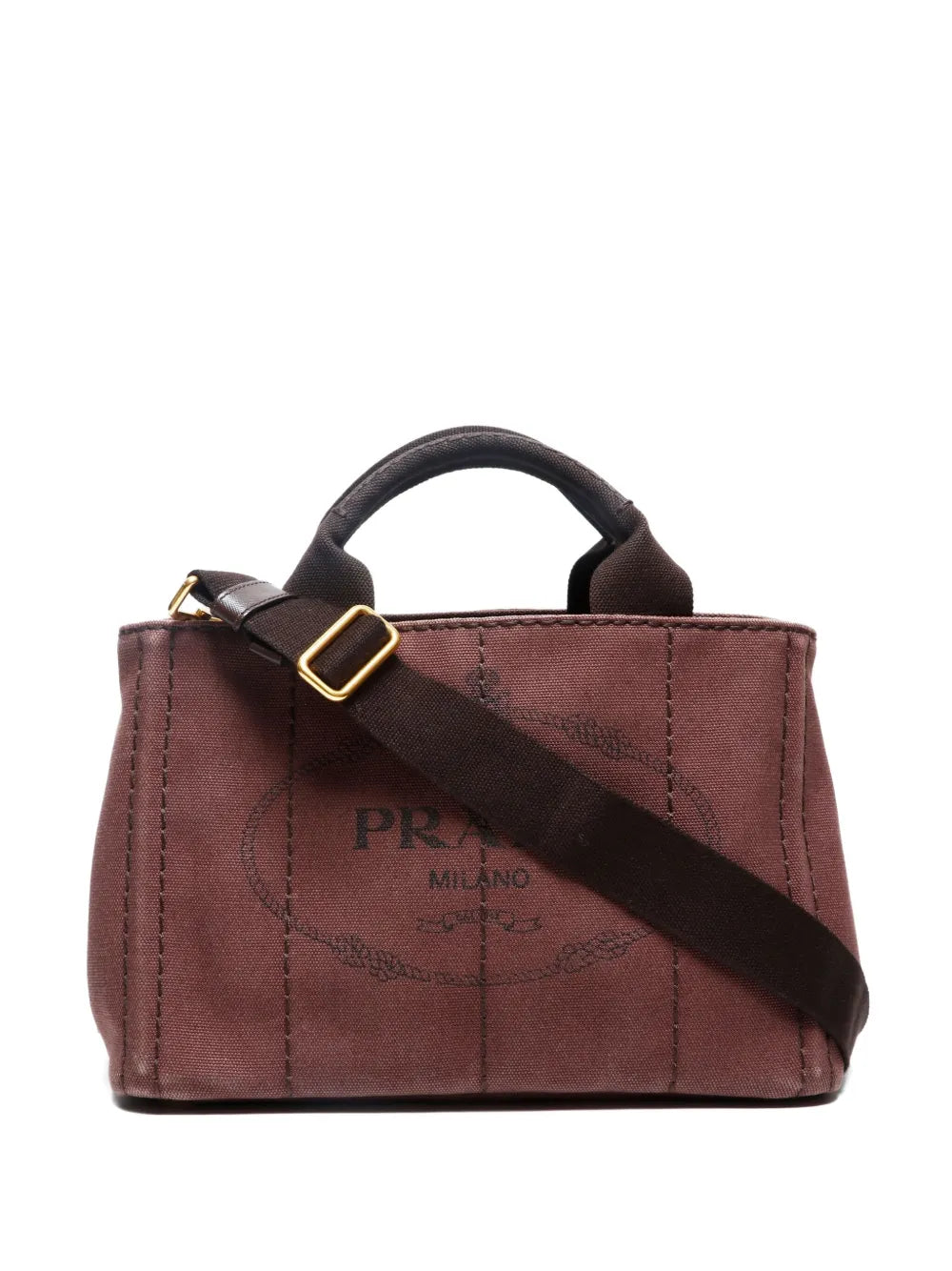 Prada 2010 2024 small Canapa tote bag