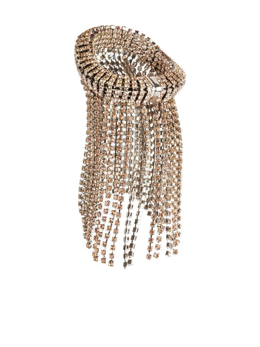 Rabanne crystal fringe bracelet
