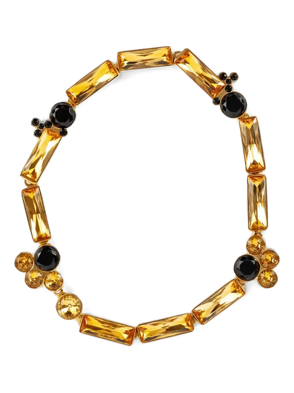 Jil Sander crystal embellished necklace