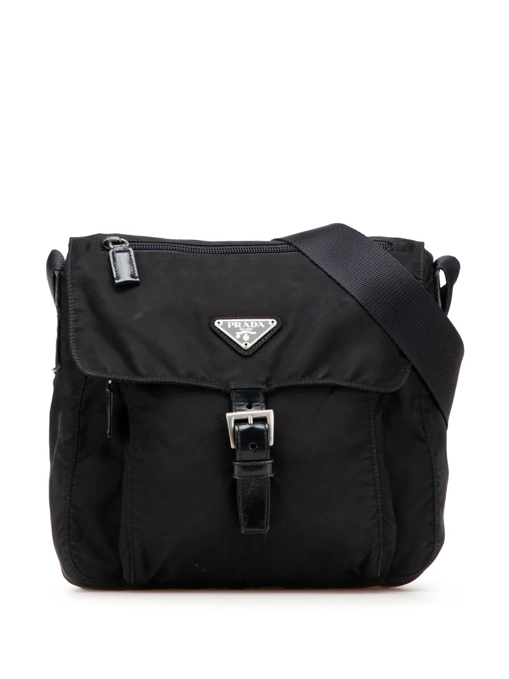 Prada 2000 2013 Tessuto Zip Buckle Messenger Bag crossbody bag