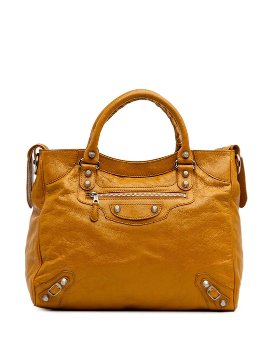 Balenciaga 2014 Lambskin Motocross Velo Giant 12 satchel