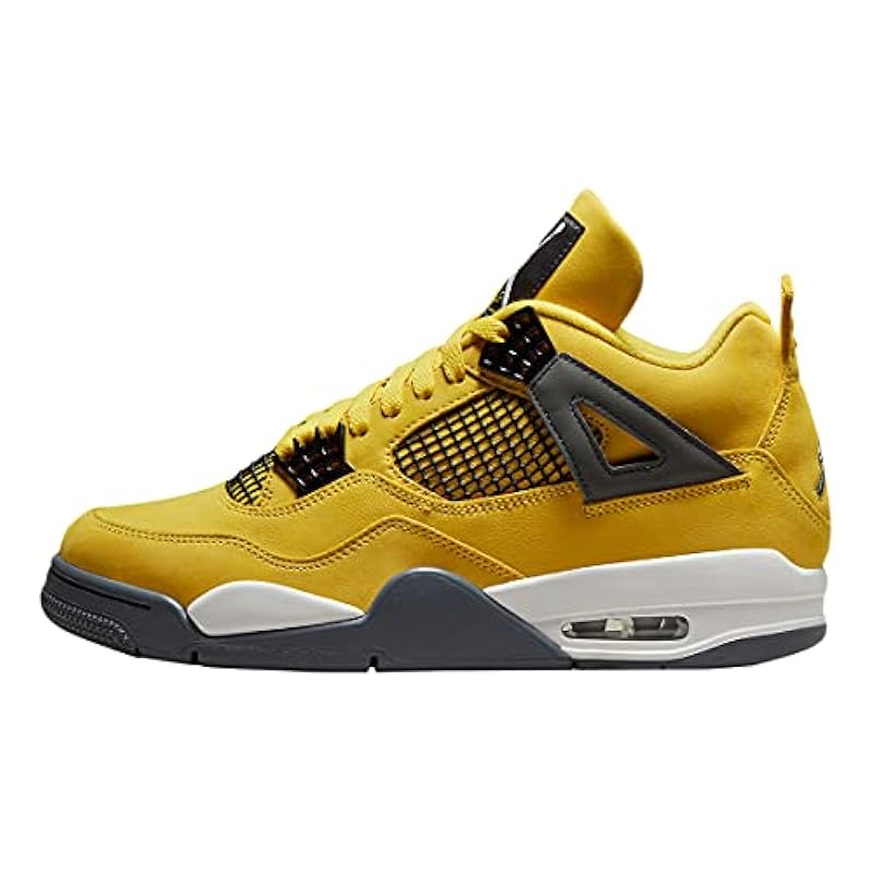 Nike Air Jordan 4 Retro Yellow Gray
