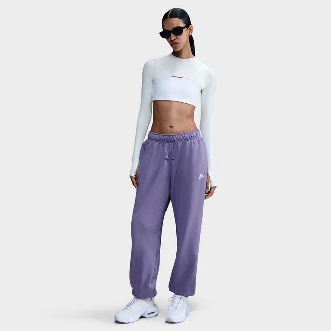 Women's Nike Sportswear Club Fleece Mid-Rise Oversized Sweatpants