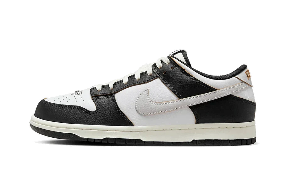 Nike SB Dunk Low Shoes Black White-Orange