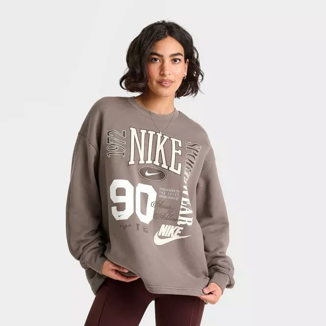 Women's Nike Sportswear Oversized French Terry Crewneck Sweatshirt