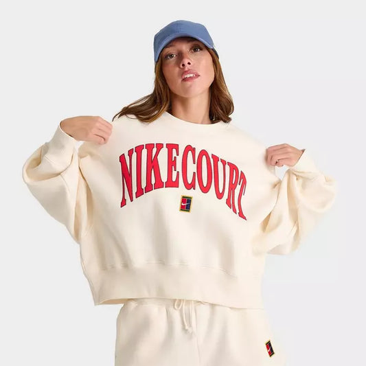 Women's Nike Tennis Court Over-Oversized Crewneck Sweatshirt