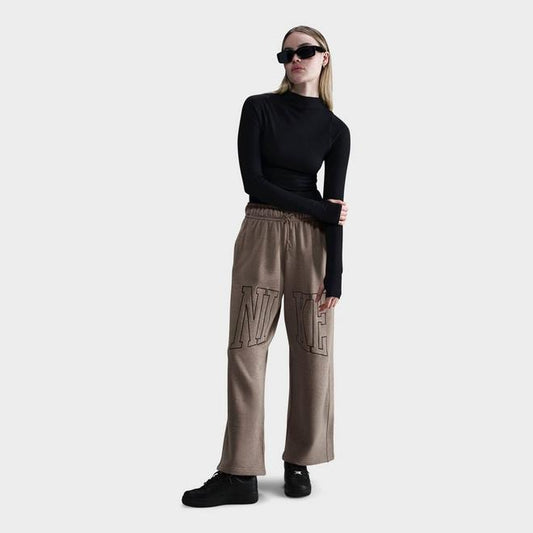 Women's Nike Sportswear Mid-Rise Oversized Open-Hem French Terry Pants