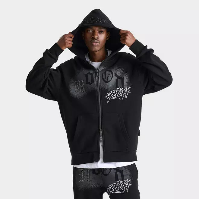 Men's Hoodrich Iron Oversized Full-Zip Hoodie