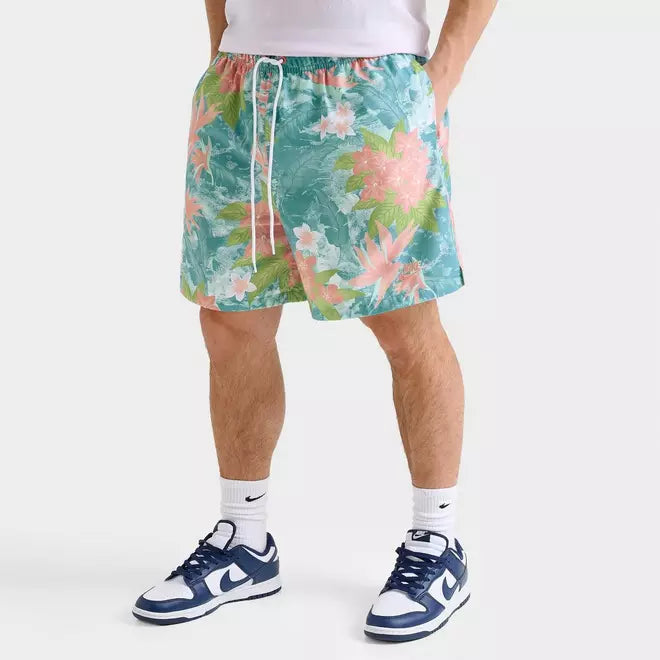 Men's Nike Club Flow Print Twill Woven Shorts