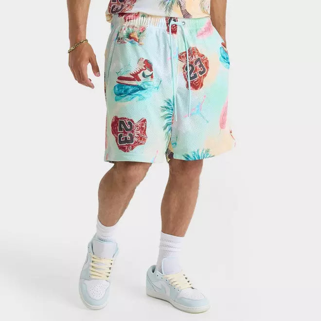 Men's Jordan Essentials Printed Mesh Shorts
