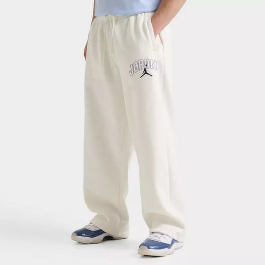 Men's Jordan Brooklyn Fleece Wordmark Logo Oversized Sweatpants