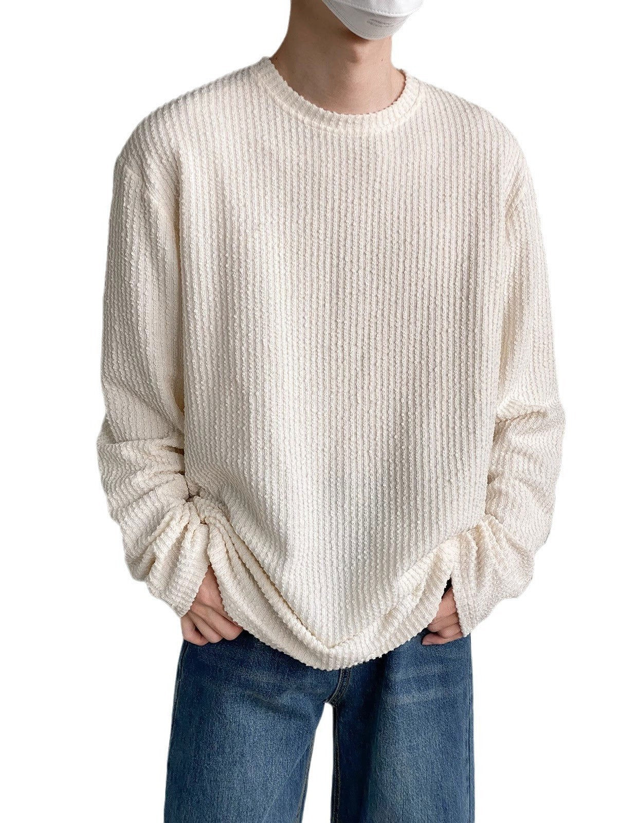 Men's Autumn Loose Casual Bottoming Shirt
