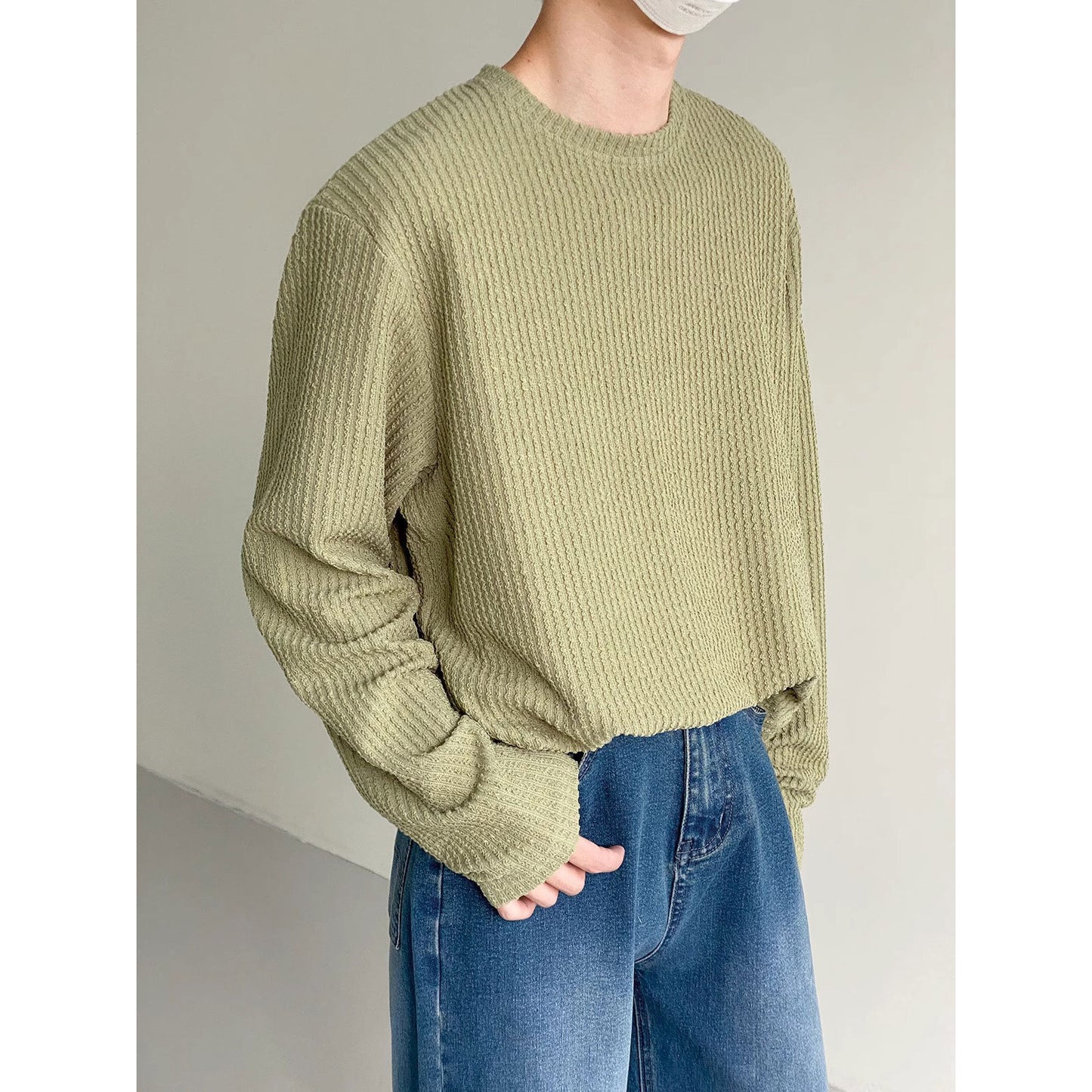 Men's Autumn Loose Casual Bottoming Shirt