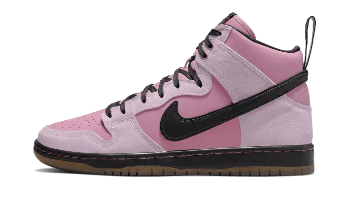 Nike SB Dunk High Shoes Pink Black Pro KCDC