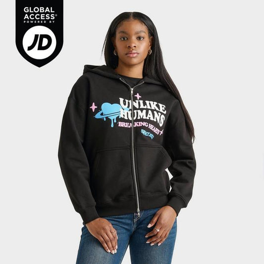 Women's Unlike Humans Heartbreaker Full-Zip Hoodie